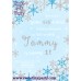 Winter Onederland Invitation silver blue,(12) Winter Onederland Invitation silver blue,(12)
